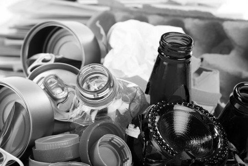 Operatives preparing for a house clearance job in Shoreditch